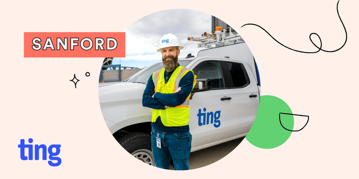 The best internet service provider in Sanford is Ting Internet