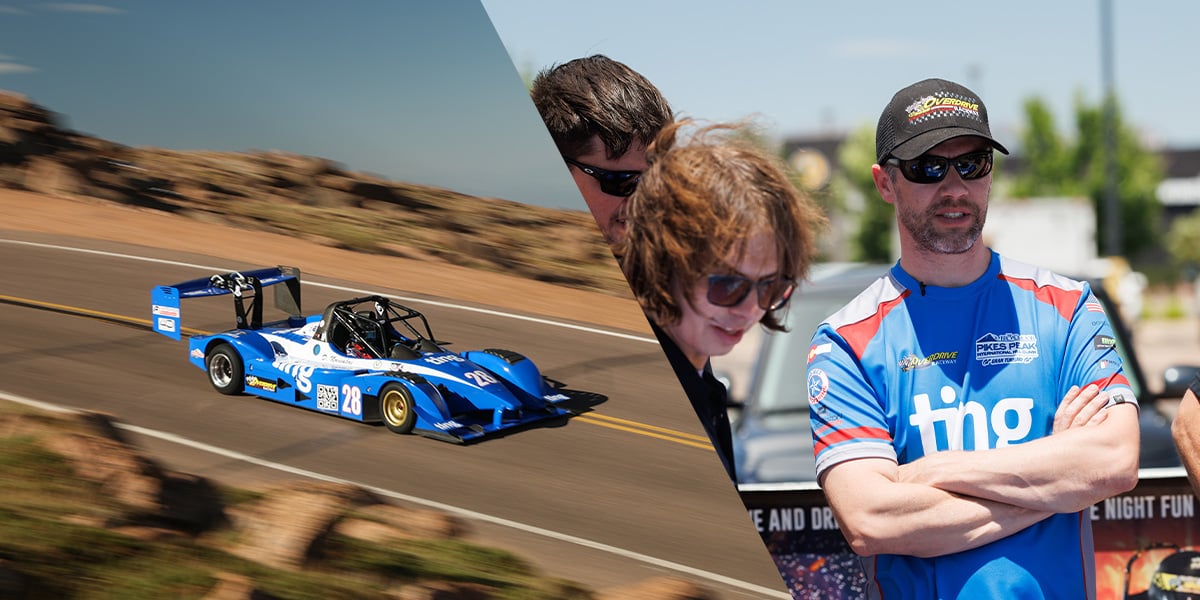 Ting powers speed at the Pikes Peak International Hill Climb